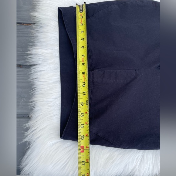 SPANX Polished Kick Flare Pant in Classic Navy Size Large Petite - Picture 7 of 12